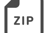 ZIP圧縮ファイルのアイコン