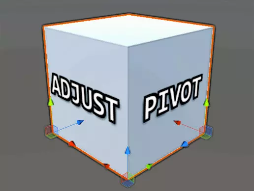 ピボット位置を変えられるアセット「Adjust Pivot」